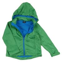 Zelená softshellová bunda s kapucí Crane