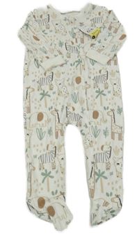 Nové - Bílý overal se zvířátky Matalan