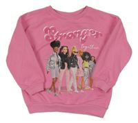 Růžová mikina - Barbie 