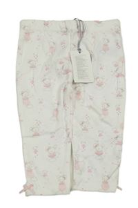 Nové - Bílé legíny s myškami Mothercare