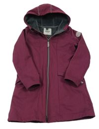 Vínový softshellový kabát s kapucí Yigga