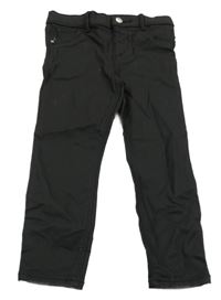 Černé potažené skinny rifle River Island