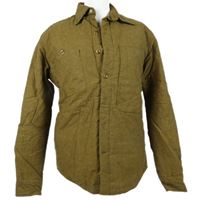 Pánská hnědá zateplená košillová bunda