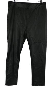 Dámské černé potažené legíny Peacocks 