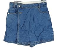 Dámská světlemodrá riflová skort sukně Reserved 