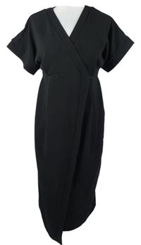 Dámské černé midi šaty Boohoo 