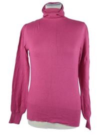 Dámský tmavorůžový svetrový rolák Dorothy Perkins 