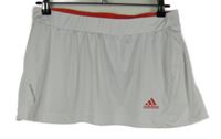 Dámská bílá tenisová funkční sukně se všitými kraťasy Adidas 