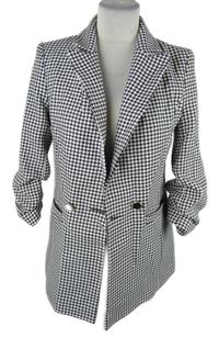Dámský černo-bílý vzorovaný blejzr Miss Selfridge 
