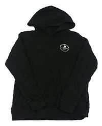 Černá mikina s logem a kapucí Jack & Jones