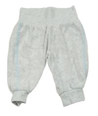 Světlešedé sametové kalhoty C&A