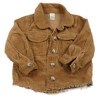 Hnědá manšestová košilová bunda LC Waikiki