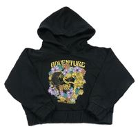 Černá mikina s obrázkem a kapucí Vingino