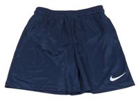 Tmavomodré sportovní kraťasy s logem Nike