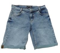 Modré riflové kraťasy Blue effect