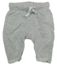 Světlešedé baggy tepláky HEMA