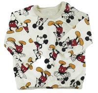 Smetanová mikina s Mickey Mousem Primark
