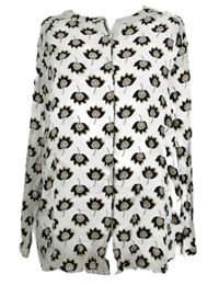 Dámská bílá halenka se vzorem Bonita