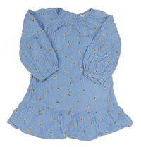 Světlemodré mušelínové šaty Primark