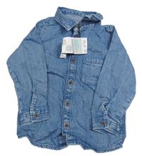 Nové - Modrá riflová košile Primark