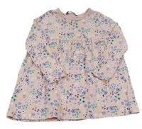 Světlerůžové květované šaty George