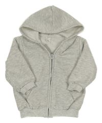Šedá propínací mikina s kapucí H&M