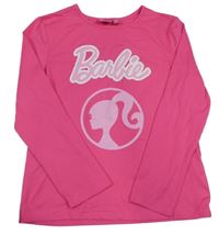 Neonově růžové triko - Barbie