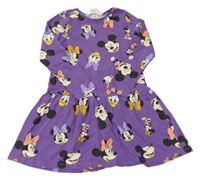 Fialové šaty s Minnie H&M