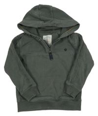 Šedá mikina s kapucí Fat Face