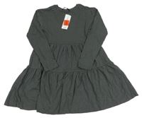 Nové - Šedé bavlněné šaty George