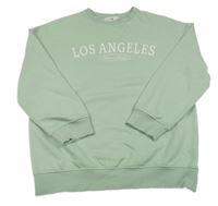 Světlezelená mikina s nápisem C&A