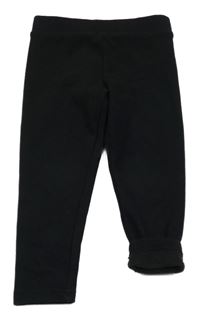 Černé zateplené legíny Primark 