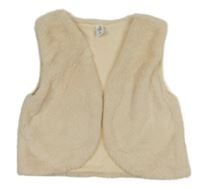 Pudrová kožešinová vesta Topolino 