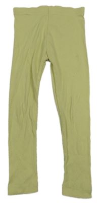 Citronové žebrované legíny George