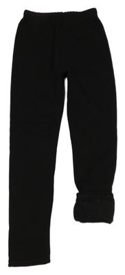 Černé zateplené legíny 