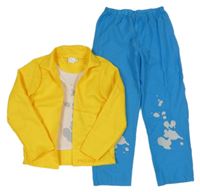 Kostým - Žluto-bílý kabátek + modré kalhoty - Roald Dahl