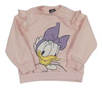 Světlerůžová mikina s Daisy a volánky Disney