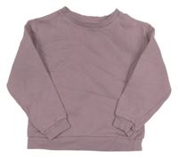 Fialovohnědá mikina H&M