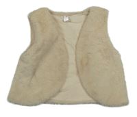 Smetanové chlupaté podšité bolérko Topolino