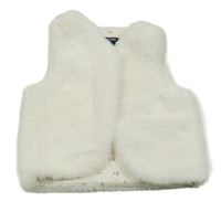 Smetanové kožešinové podšité bolérko KIABI