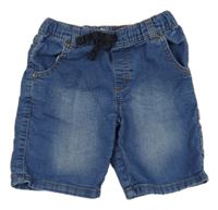 Modré teplákové riflové kraťasy Topolino