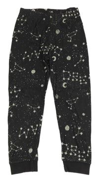 Tmavošedé pyžamové kalhoty se souhvězdím a měsíci a planetami H&M