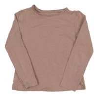 Pudrové crop triko H&M