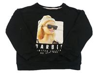 Černá mikina s Barbie Matalan