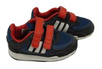 Černo-tmavomodro-červené botasky Adidas vel. 23