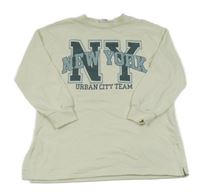 Krémová mikina s písmeny L&D