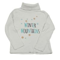 Bílý rolák s nápisem a vločkami Lupilu