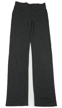 Tmavošedé melírované teplákové kalhoty George