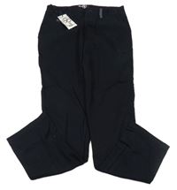 Nové - Tmavomodré plátěné chino kalhoty