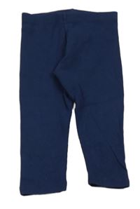 Tmavomodré žebrované legíny M&S